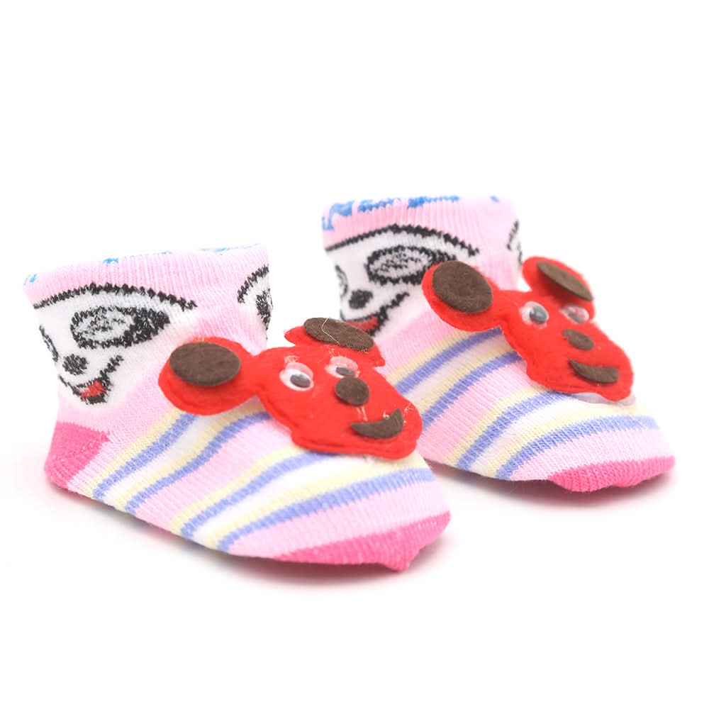 Newborn Booties Cards - Pink, Kids, NB Shoes And Socks, Chase Value, Chase Value