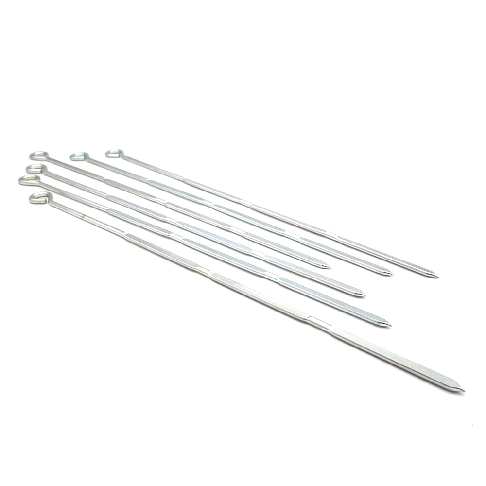 B.B.Q Skewers Heavy 06 PCS - Silver, Home & Lifestyle, Bbq And Grilling, Chase Value, Chase Value