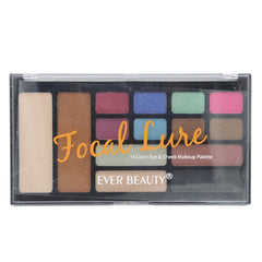 Ever Beauty 14 Color Eye & Cheek Makeup Palette - Multi, Beauty & Personal Care, Eyeshadow, Chase Value, Chase Value