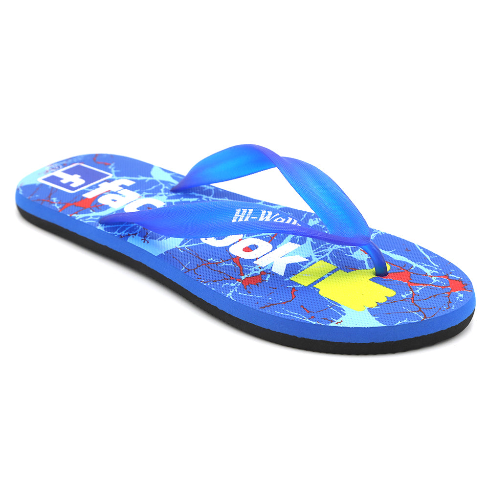 Men's Slipper - Blue, Men, Slippers, Chase Value, Chase Value