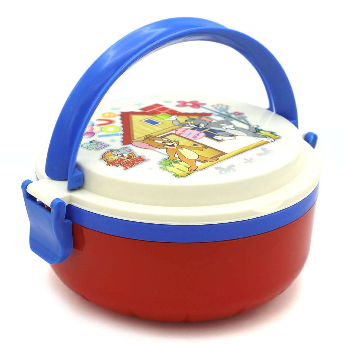Joy Lunch Box - White & Red, Kids, Tiffin Boxes And Bottles, Chase Value, Chase Value