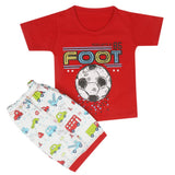 Boys Half Sleeves Short Suit - Red, Kids, Boys Sets And Suits, Chase Value, Chase Value