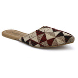 Women's Backless Slipper - Maroon, Women, Slippers, Chase Value, Chase Value