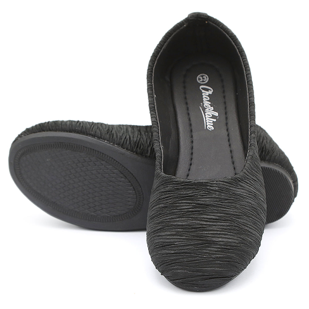 Girls Pumps - Black, Kids, Pump, Chase Value, Chase Value