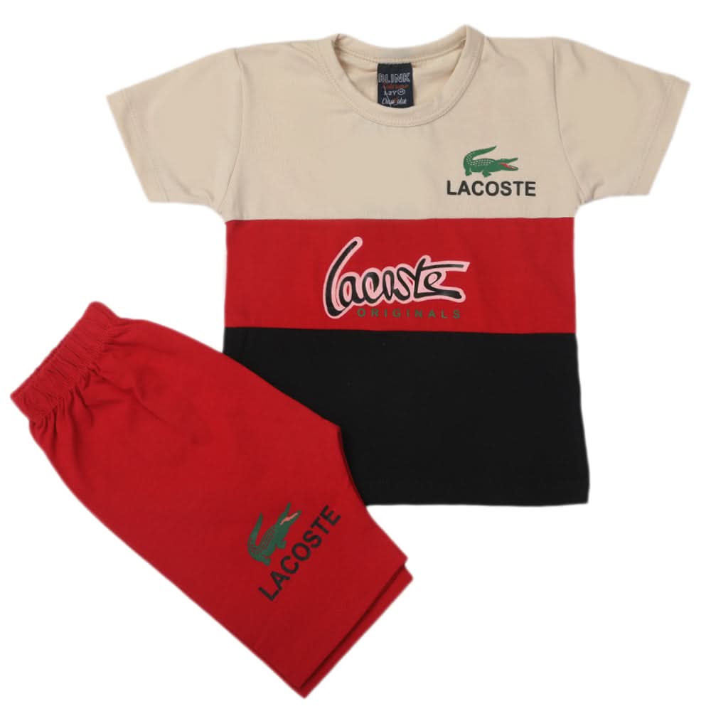 Boys Half Sleeves Short Suit - Fawn, Kids, Boys Sets And Suits, Chase Value, Chase Value