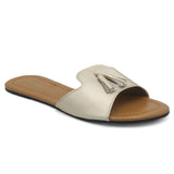 Women's Slipper (W-505) - Golden, Women, Slippers, Chase Value, Chase Value
