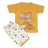 Boys Half Sleeves Short Suit - Brown, Kids, Boys Sets And Suits, Chase Value, Chase Value