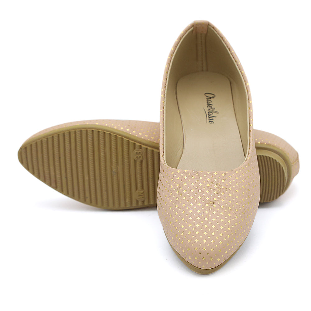 Girls Pumps - Peach, Kids, Pump, Chase Value, Chase Value