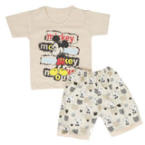 Boys Half Sleeves Short Suit - Fawn, Kids, Boys Sets And Suits, Chase Value, Chase Value