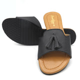 Women's Slipper (W-505) - Black, Women, Slippers, Chase Value, Chase Value
