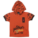 Boys Hoodie T-Shirts - Rust, Boys T-Shirts, Chase Value, Chase Value