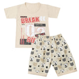 Boys Half Sleeves Short Suit - Fawn, Kids, Boys Sets And Suits, Chase Value, Chase Value