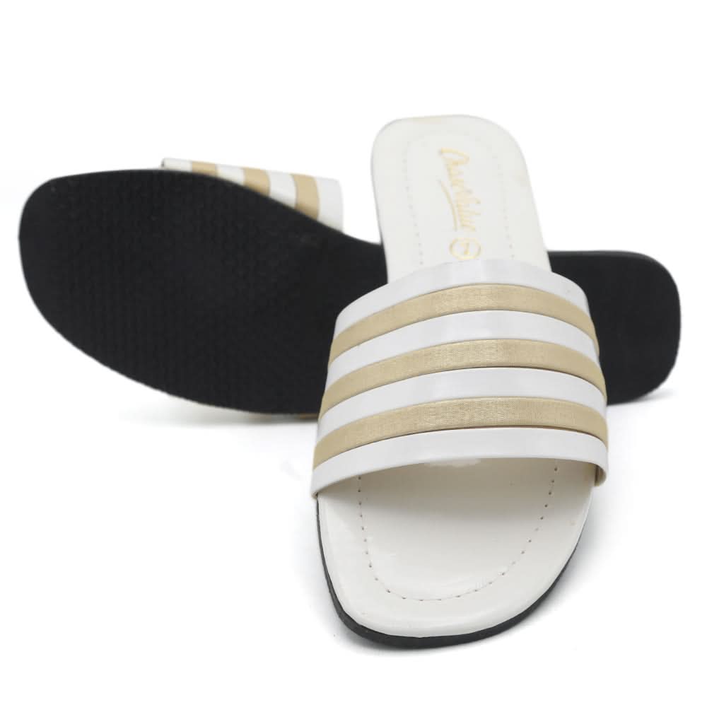 Women's Slippers R-208 - White, Women, Slippers, Chase Value, Chase Value