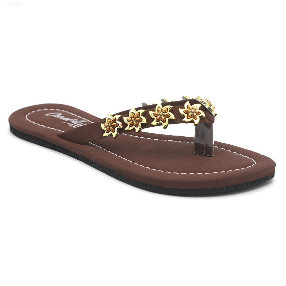 Girls Slippers - Brown, Kids, Girls Slippers, Chase Value, Chase Value