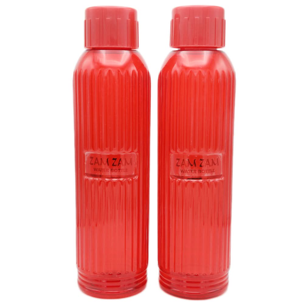 Water Bottle Pack Of 2 - Red, Home & Lifestyle, Glassware & Drinkware, Chase Value, Chase Value