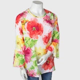 Women's Printed Top With Sleeves Cut - Multi, Women, T-Shirts And Tops, Chase Value, Chase Value