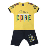 Boys Half Sleeves Short Suit - Yellow, Boys Sets & Suits, Chase Value, Chase Value