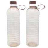 Pack of 2 Water Bottles - Brown, Home & Lifestyle, Glassware & Drinkware, Chase Value, Chase Value