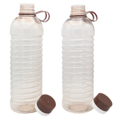 Pack of 2 Water Bottles - Brown, Home & Lifestyle, Glassware & Drinkware, Chase Value, Chase Value