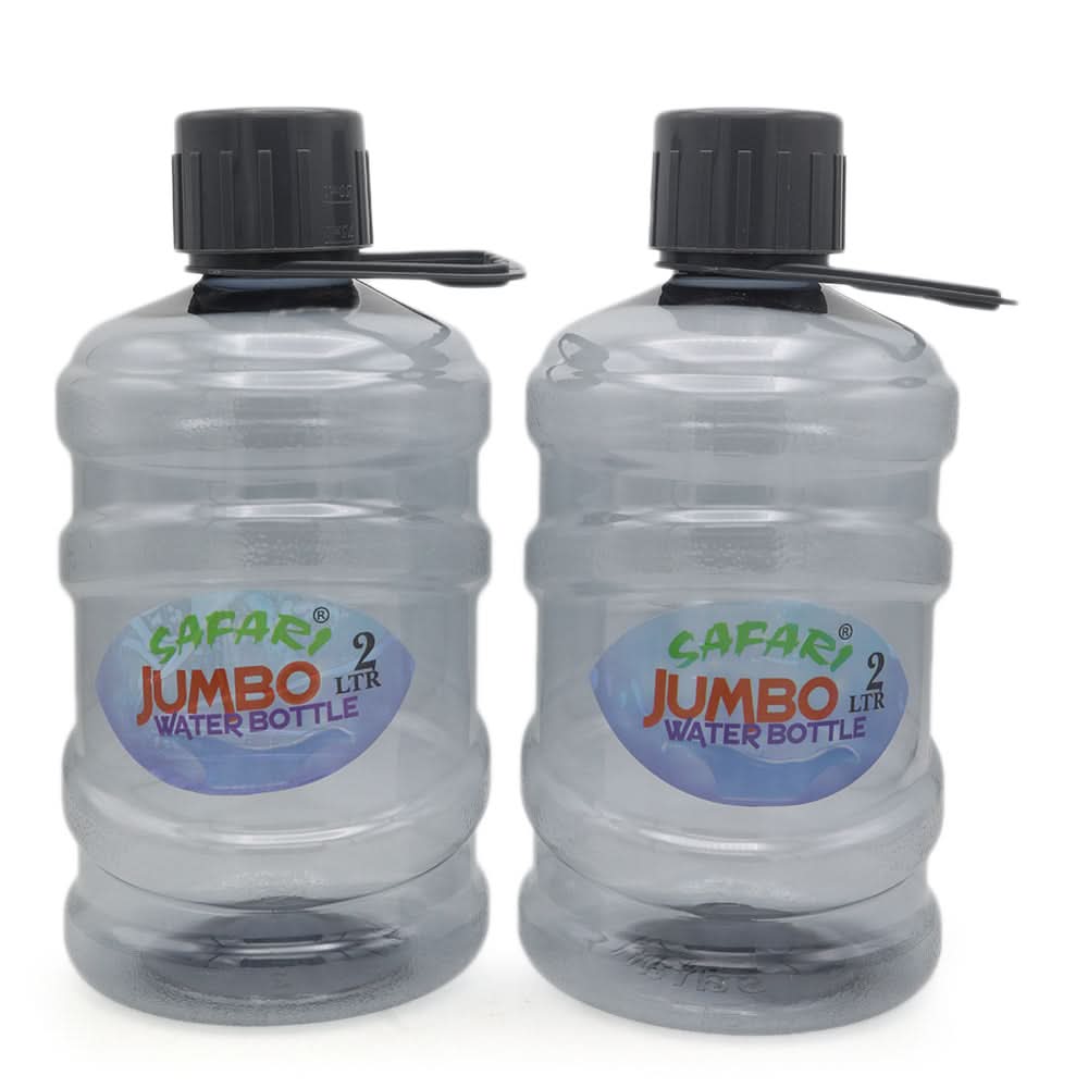 Jumbo Water Bottle 2 Pcs set - Grey, Home & Lifestyle, Glassware & Drinkware, Chase Value, Chase Value