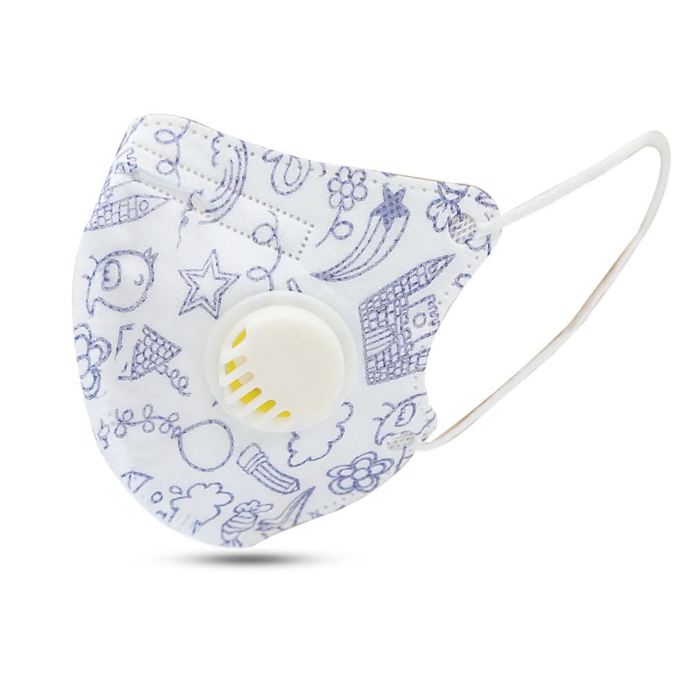 Kids Printed KN95 Mask - Navy Blue, Kids, Boys Face Mask, Kids, Girls Face Mask, Chase Value, Chase Value