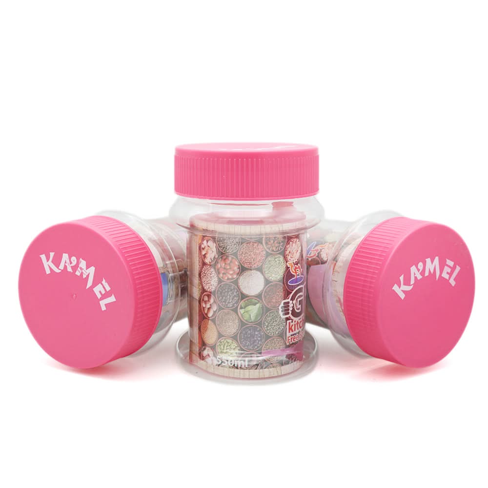 Grip Storage Jar 3Pcs Set - Pink, Home & Lifestyle, Storage Boxes, Chase Value, Chase Value