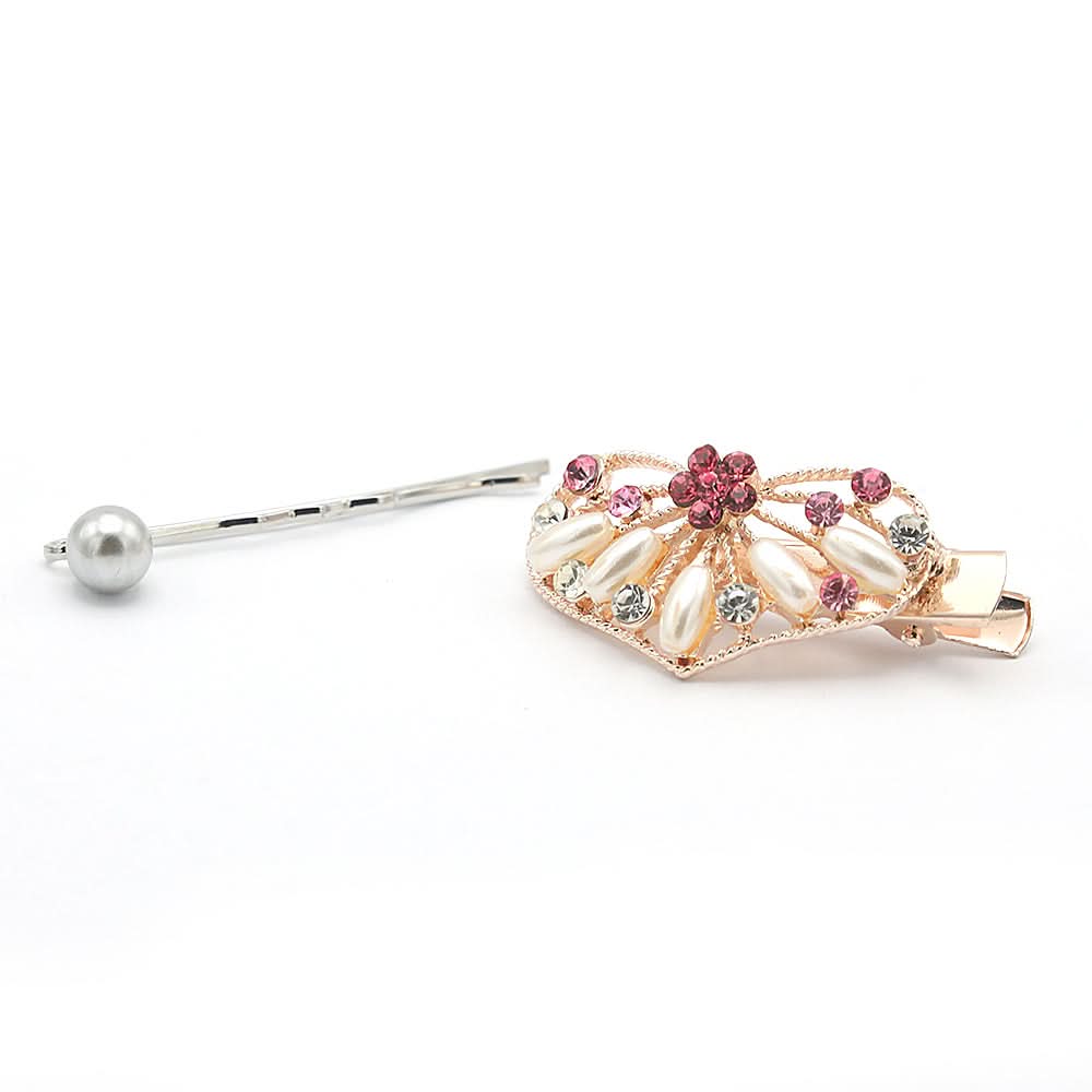 Hair Pin & Clip (AY-1) - Golden, Women, Hair And Head Jewellery, Chase Value, Chase Value