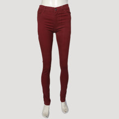 Women's Cotton Color Pant - Maroon, Women, Pants & Tights, Chase Value, Chase Value