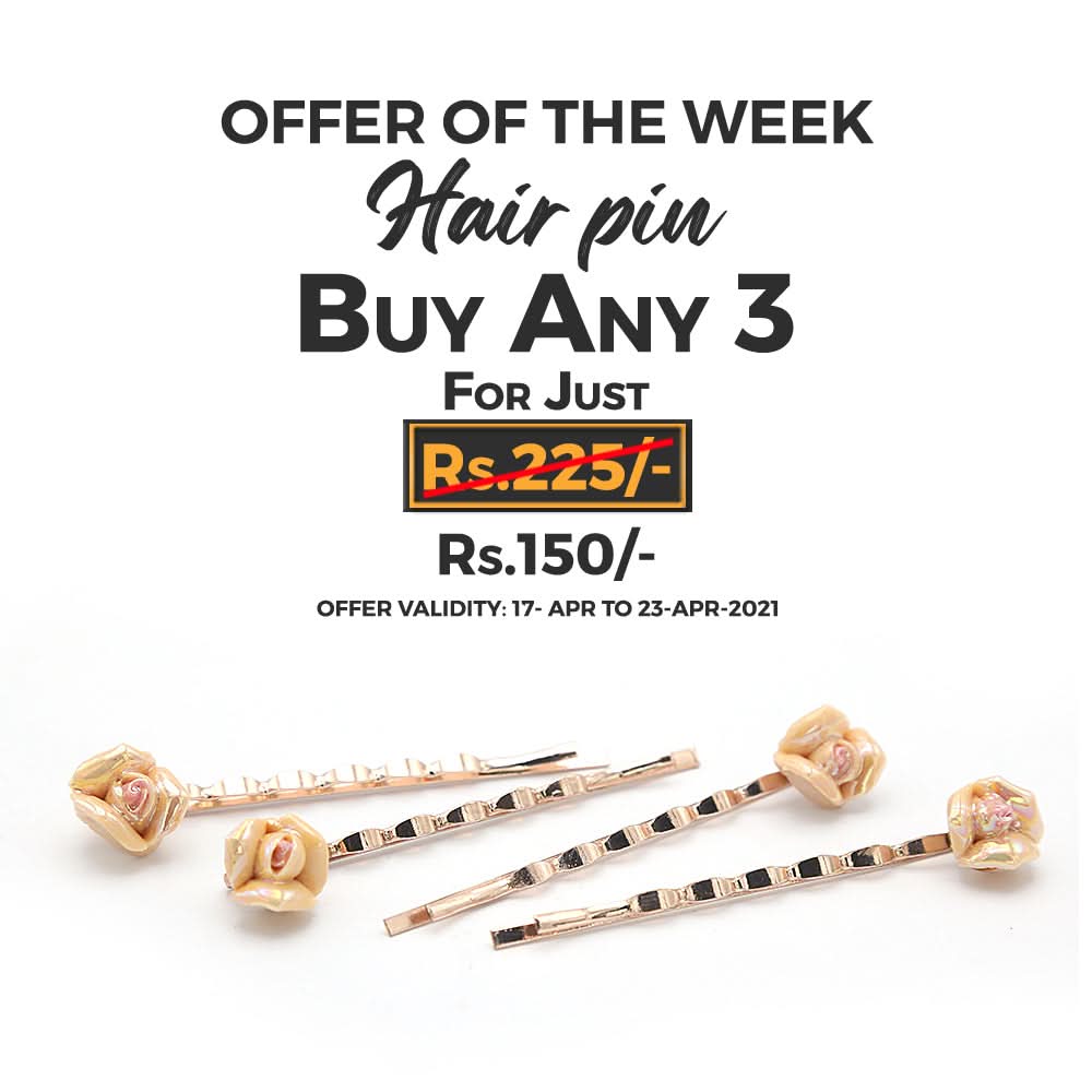 Women's Hair Pin & Clip - Brown, Women, Hair And Head Jewellery, Chase Value, Chase Value