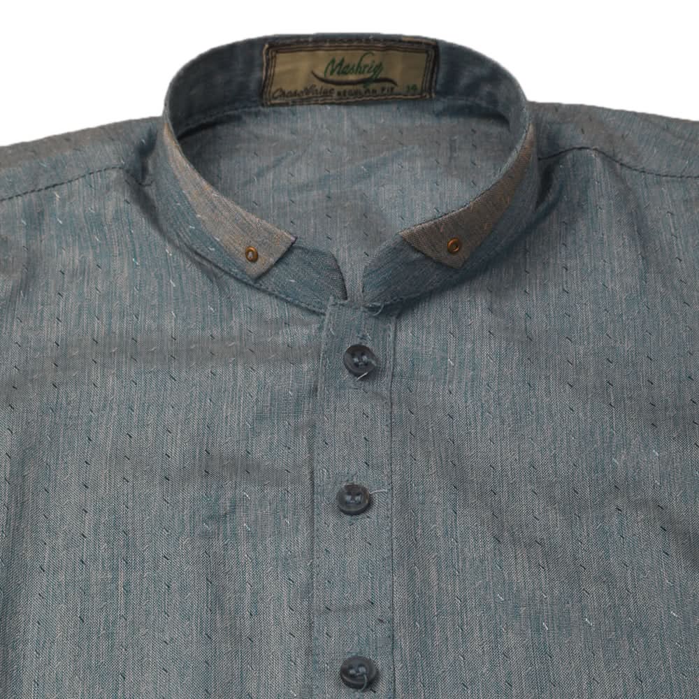 Boys Mashriq Kurta Shalwar - Steel Blue, Kids, Boys Shalwar Kameez, Chase Value, Chase Value