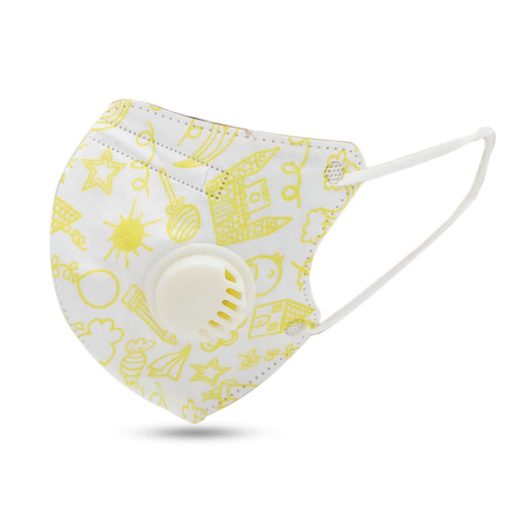 Kids Printed KN95 Mask - Lemon, Kids, Boys Face Mask, Kids, Girls Face Mask, Chase Value, Chase Value