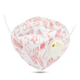Kids Printed KN95 Mask - Red, Kids, Boys Face Mask, Kids, Girls Face Mask, Chase Value, Chase Value