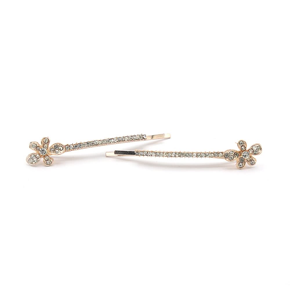 Hair Pin & Clip (AY-1) - Golden, Women, Hair And Head Jewellery, Chase Value, Chase Value