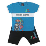 Boys Half Sleeves Short Suit - Blue, Kids, Boys Sets And Suits, Chase Value, Chase Value