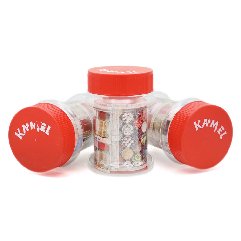 Grip Storage Jar 3Pcs Set - Red, Home & Lifestyle, Storage Boxes, Chase Value, Chase Value