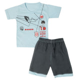 Boys Half Sleeves Short Suit - Blue, Kids, Boys Sets And Suits, Chase Value, Chase Value
