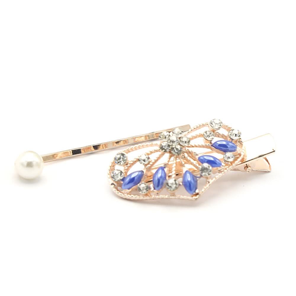 Women's Hair Pin & Clip - Navy Blue, Women, Hair And Head Jewellery, Chase Value, Chase Value