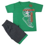 Boys Half Sleeves Short Suit - Green, Kids, Boys Sets And Suits, Chase Value, Chase Value