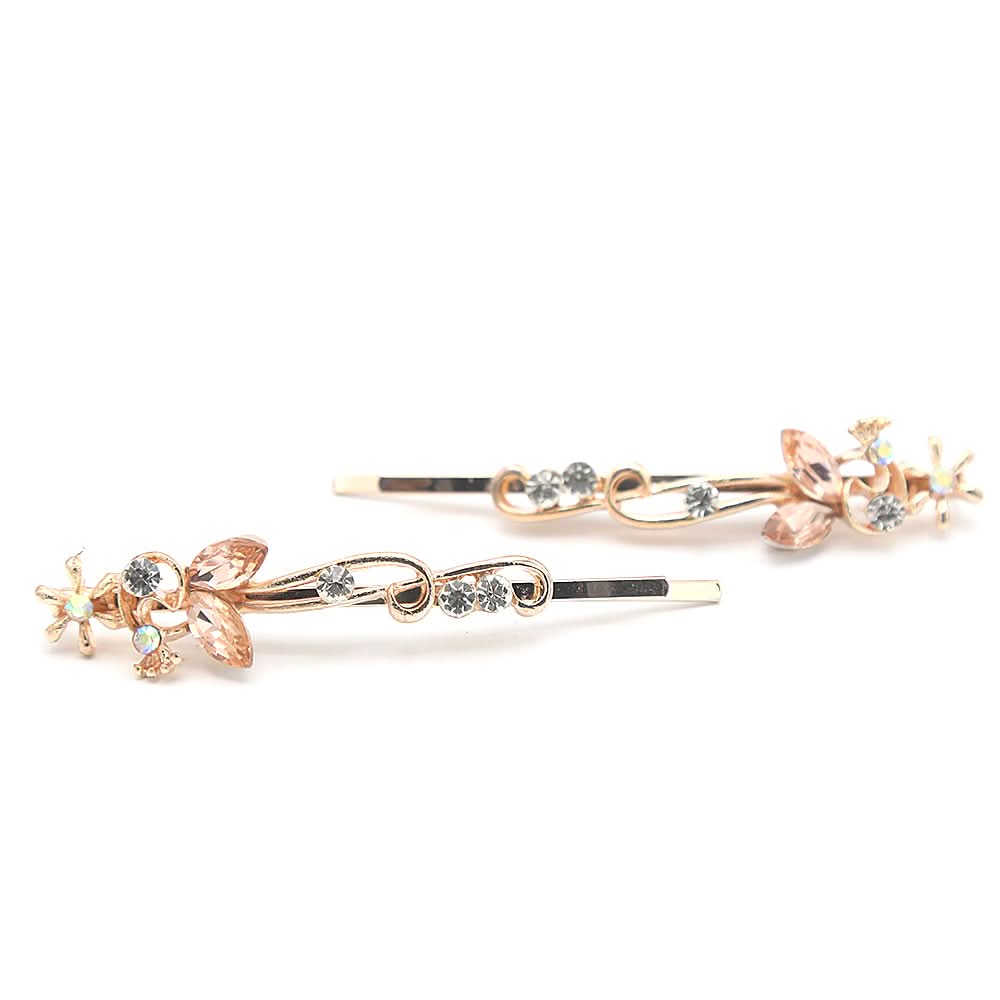Women's Hair Pin & Clip - Peach, Women, Hair And Head Jewellery, Chase Value, Chase Value