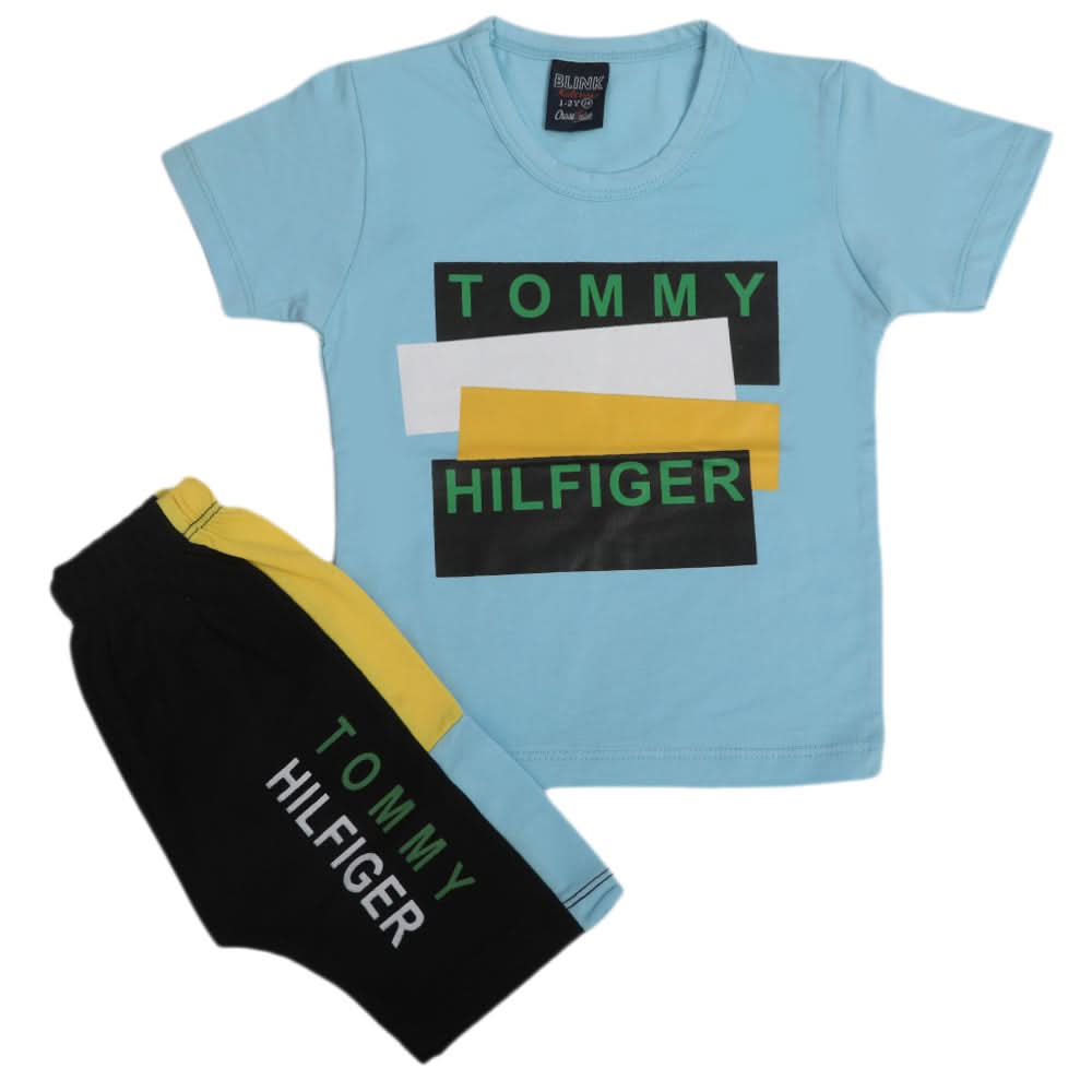 Boys Half Sleeves Short Suit - Blue, Kids, Boys Sets And Suits, Chase Value, Chase Value
