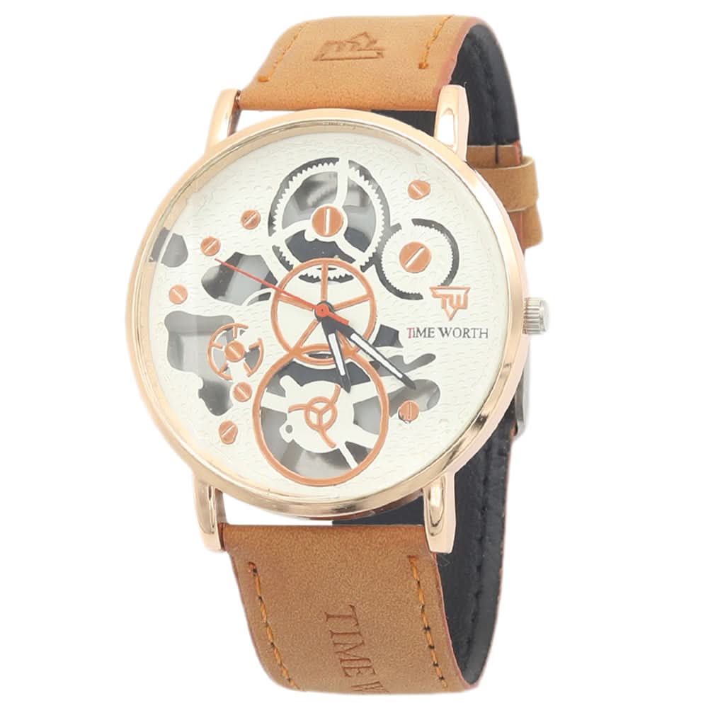 Men's Watch TW Skeleton - Camel, Men, Watches, Chase Value, Chase Value