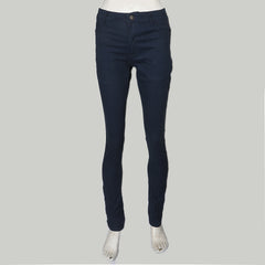 Women's Cotton Color Pant - Navy Blue, Women, Pants & Tights, Chase Value, Chase Value