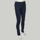 Women's Cotton Color Pant - Navy Blue, Women, Pants & Tights, Chase Value, Chase Value