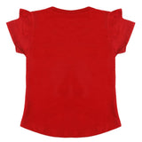 Girls Half Sleeves T-Shirt - Red, Kids, Girls T-Shirts, Chase Value, Chase Value
