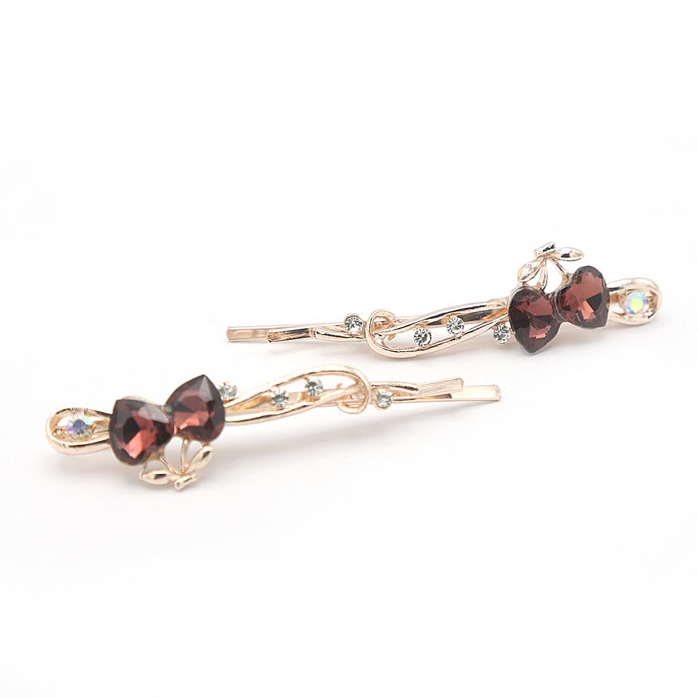 Women's Hair Pin & Clip - Maroon, Women, Hair And Head Jewellery, Chase Value, Chase Value