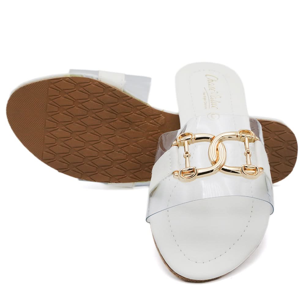 Women's Slipper - White, Women, Slippers, Chase Value, Chase Value