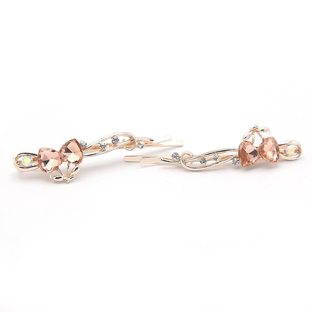 Women's Hair Pin & Clip - Peach, Women, Hair And Head Jewellery, Chase Value, Chase Value