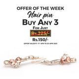 Women's Hair Pin & Clip - Peach, Women, Hair And Head Jewellery, Chase Value, Chase Value