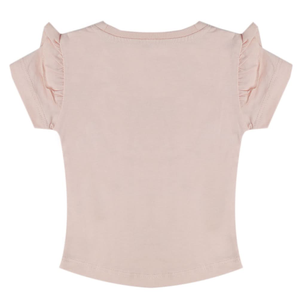 Girls Half Sleeves T-Shirt - Pink, Kids, Girls T-Shirts, Chase Value, Chase Value