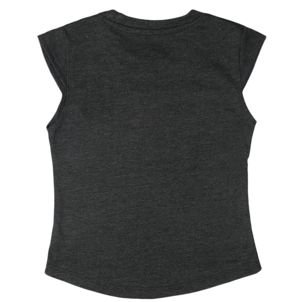 Girls Half Sleeves T-Shirt - Grey, Kids, Girls T-Shirts, Chase Value, Chase Value